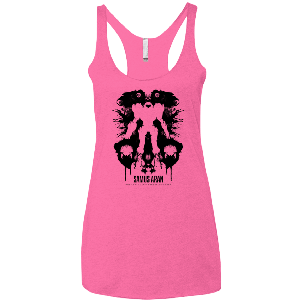 T-Shirts Vintage Pink / X-Small Samus Ink Blot Women's Triblend Racerback Tank