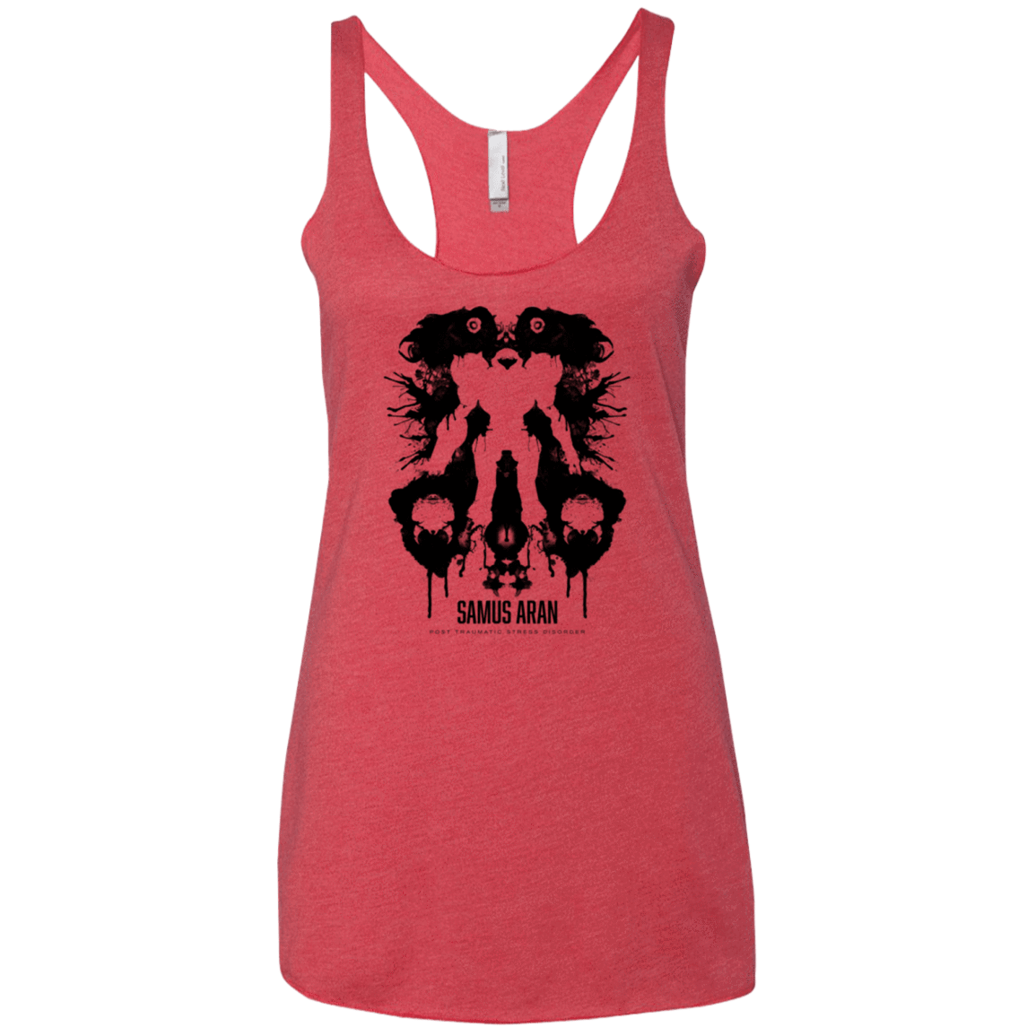 T-Shirts Vintage Red / X-Small Samus Ink Blot Women's Triblend Racerback Tank