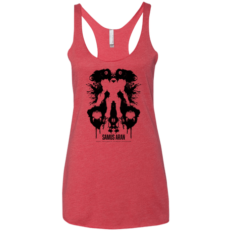 T-Shirts Vintage Red / X-Small Samus Ink Blot Women's Triblend Racerback Tank