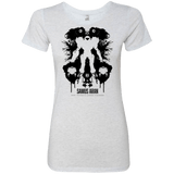 T-Shirts Heather White / Small Samus Ink Blot Women's Triblend T-Shirt