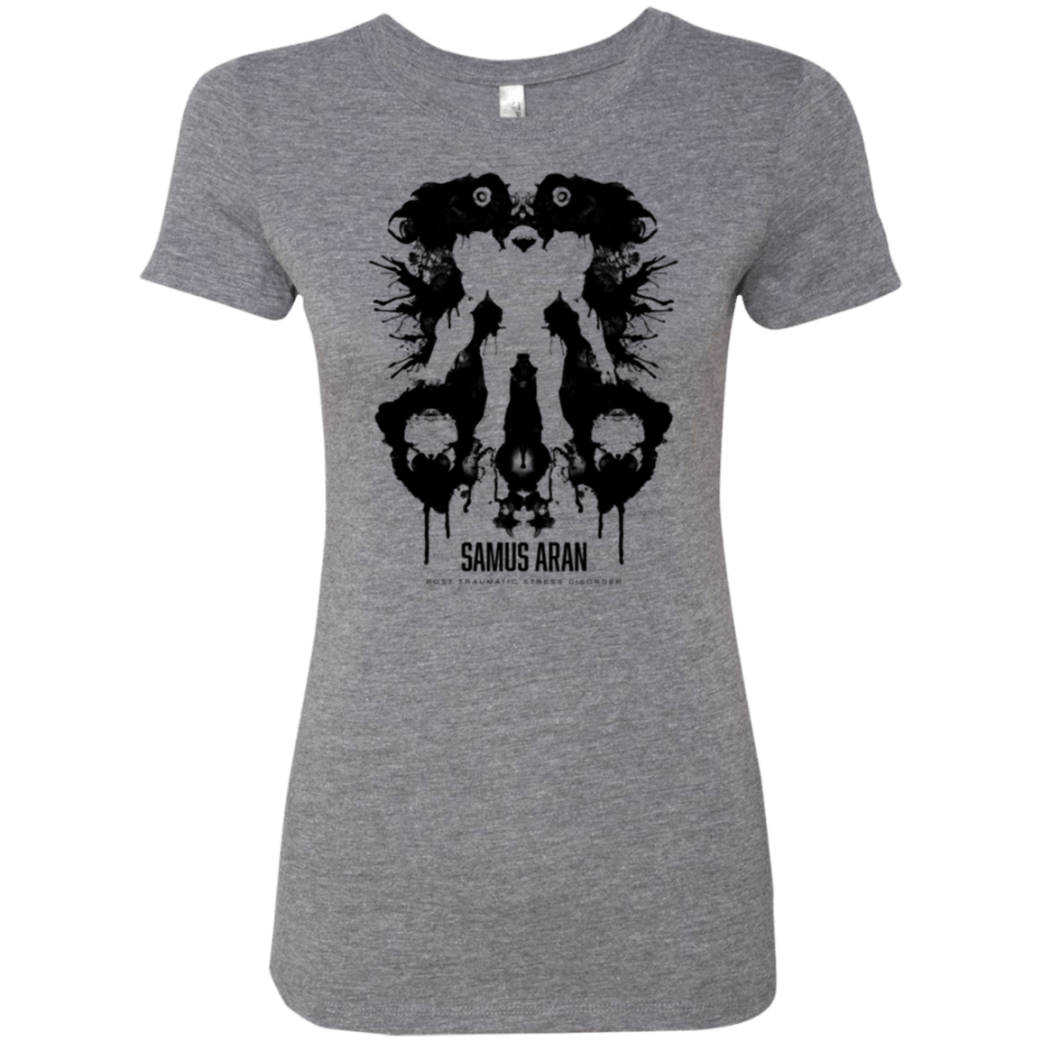 T-Shirts Premium Heather / Small Samus Ink Blot Women's Triblend T-Shirt
