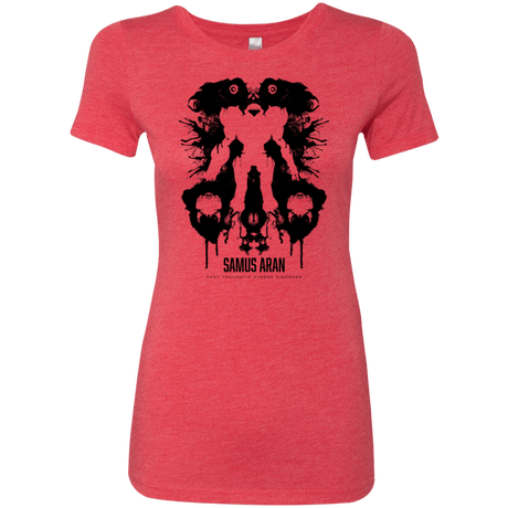 T-Shirts Vintage Red / Small Samus Ink Blot Women's Triblend T-Shirt