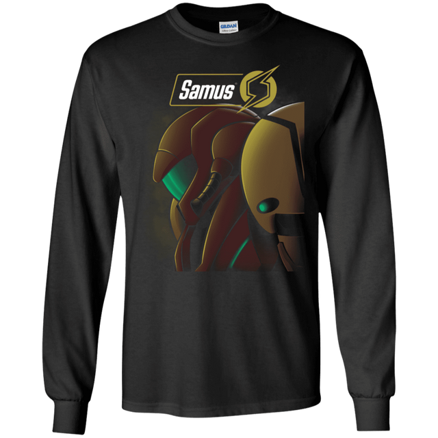 T-Shirts Black / S Samus Men's Long Sleeve T-Shirt