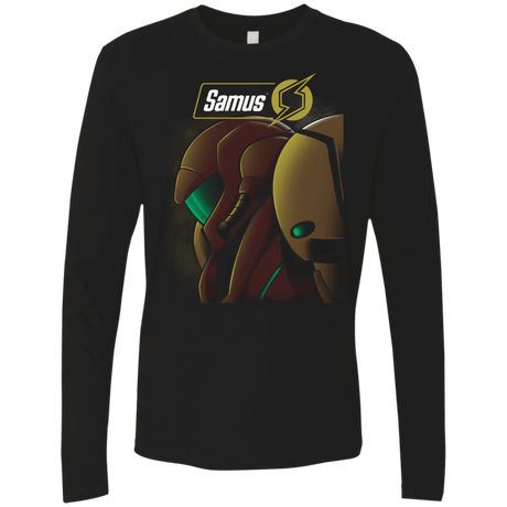 T-Shirts Black / S Samus Men's Premium Long Sleeve