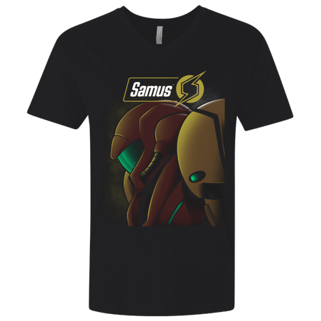 T-Shirts Black / X-Small Samus Men's Premium V-Neck