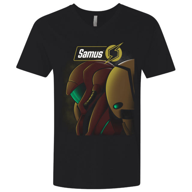 T-Shirts Black / X-Small Samus Men's Premium V-Neck