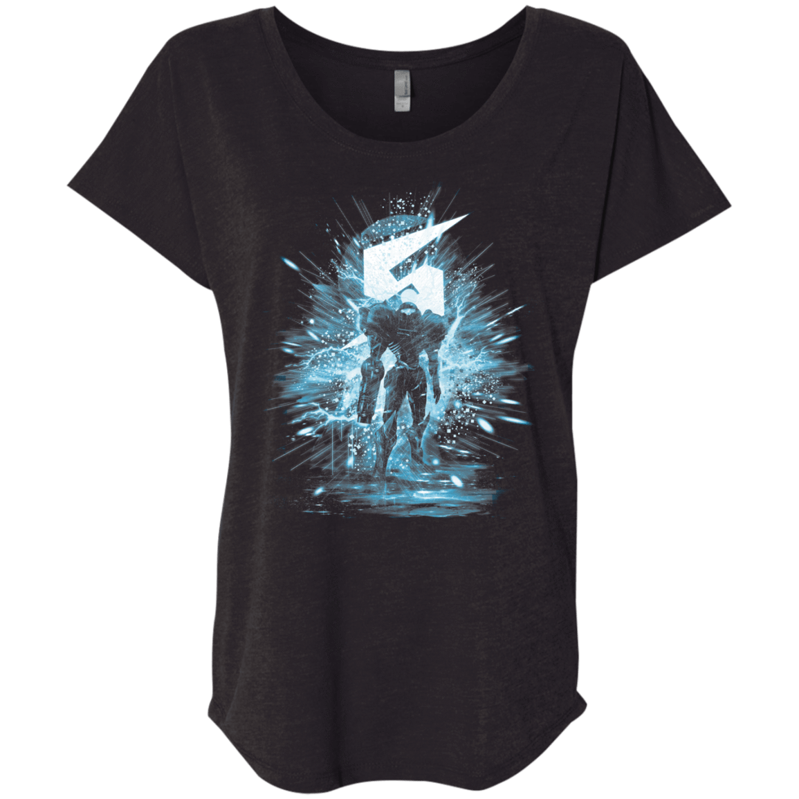 T-Shirts Vintage Black / X-Small Samus storm Triblend Dolman Sleeve