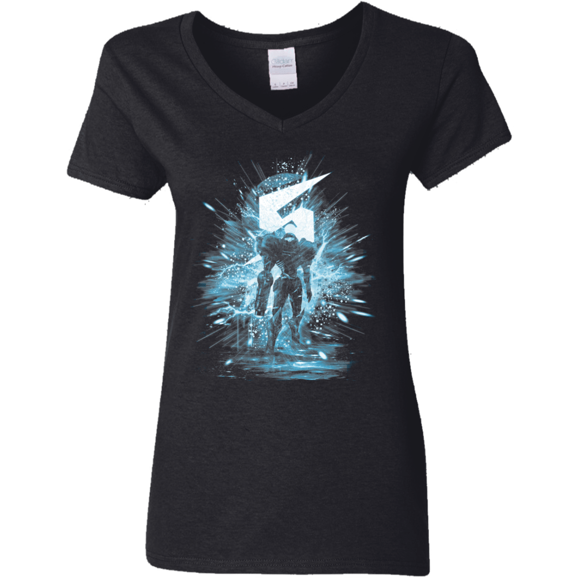 T-Shirts Black / S Samus storm Women's V-Neck T-Shirt