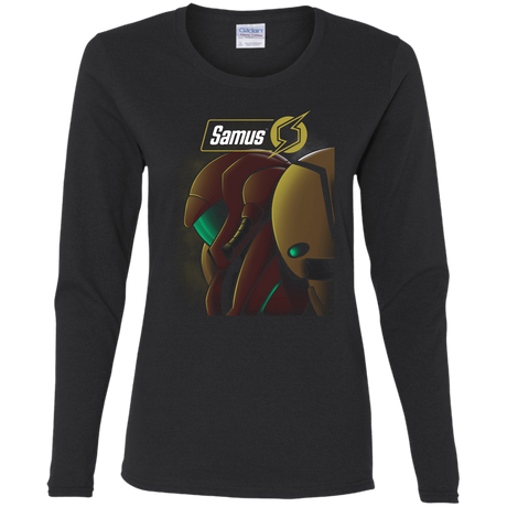 T-Shirts Black / S Samus Women's Long Sleeve T-Shirt