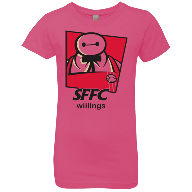 T-Shirts Hot Pink / YXS San Fransokyo Fried Chicken Girls Premium T-Shirt