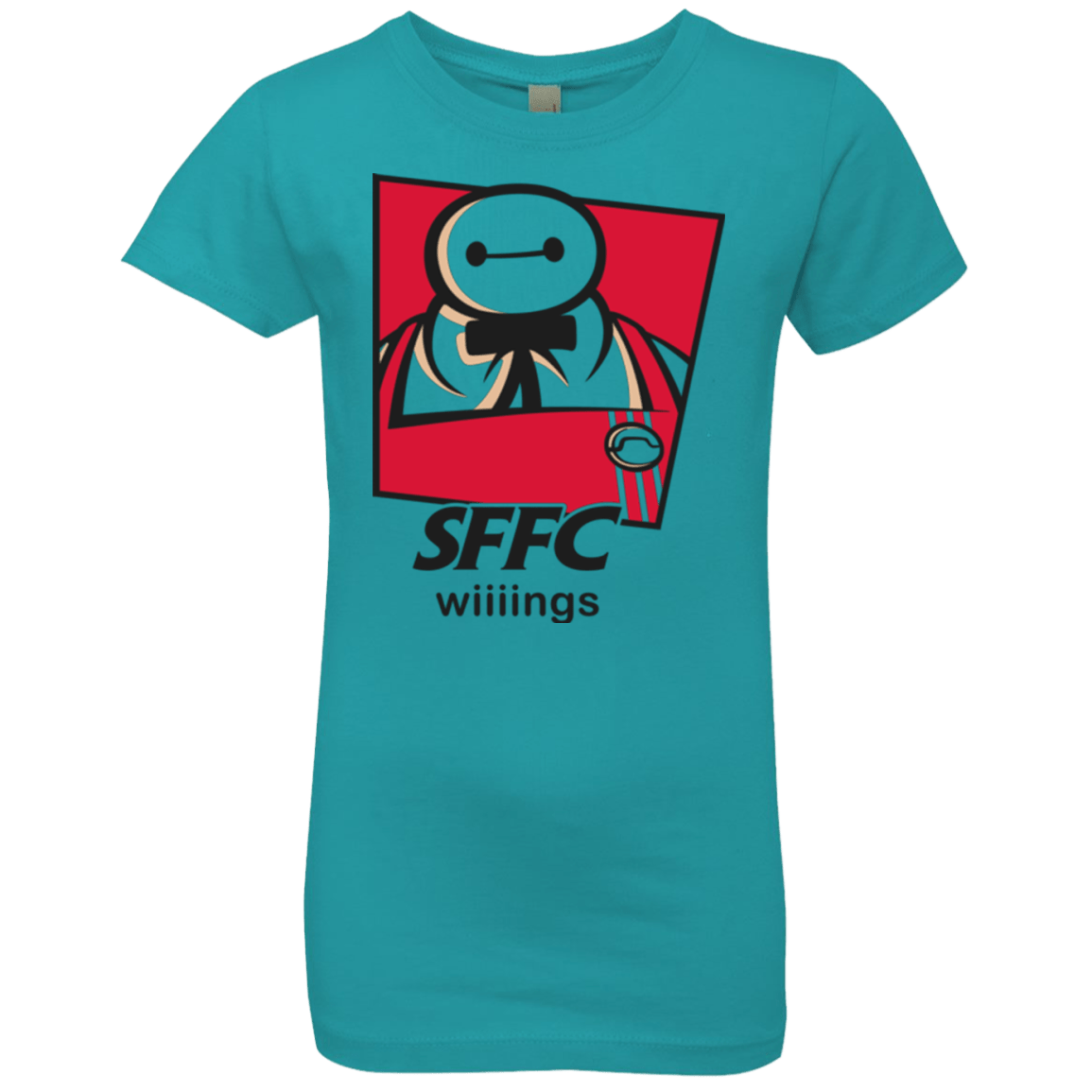 T-Shirts Tahiti Blue / YXS San Fransokyo Fried Chicken Girls Premium T-Shirt