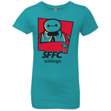 T-Shirts Tahiti Blue / YXS San Fransokyo Fried Chicken Girls Premium T-Shirt