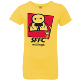 T-Shirts Vibrant Yellow / YXS San Fransokyo Fried Chicken Girls Premium T-Shirt