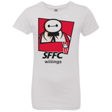 T-Shirts White / YXS San Fransokyo Fried Chicken Girls Premium T-Shirt