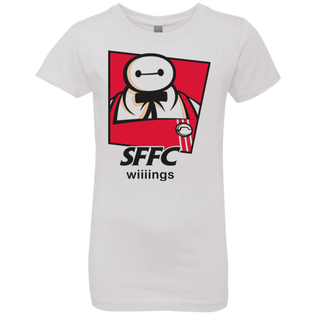 T-Shirts White / YXS San Fransokyo Fried Chicken Girls Premium T-Shirt