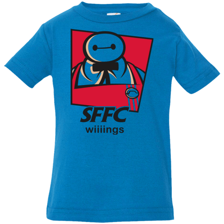 T-Shirts Cobalt / 6 Months San Fransokyo Fried Chicken Infant Premium T-Shirt