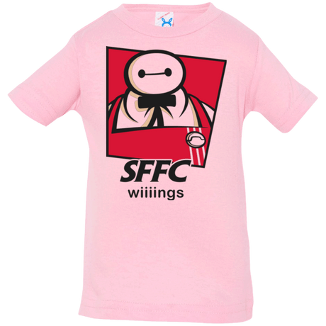 T-Shirts Pink / 6 Months San Fransokyo Fried Chicken Infant Premium T-Shirt