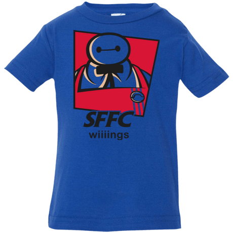 T-Shirts Royal / 6 Months San Fransokyo Fried Chicken Infant Premium T-Shirt