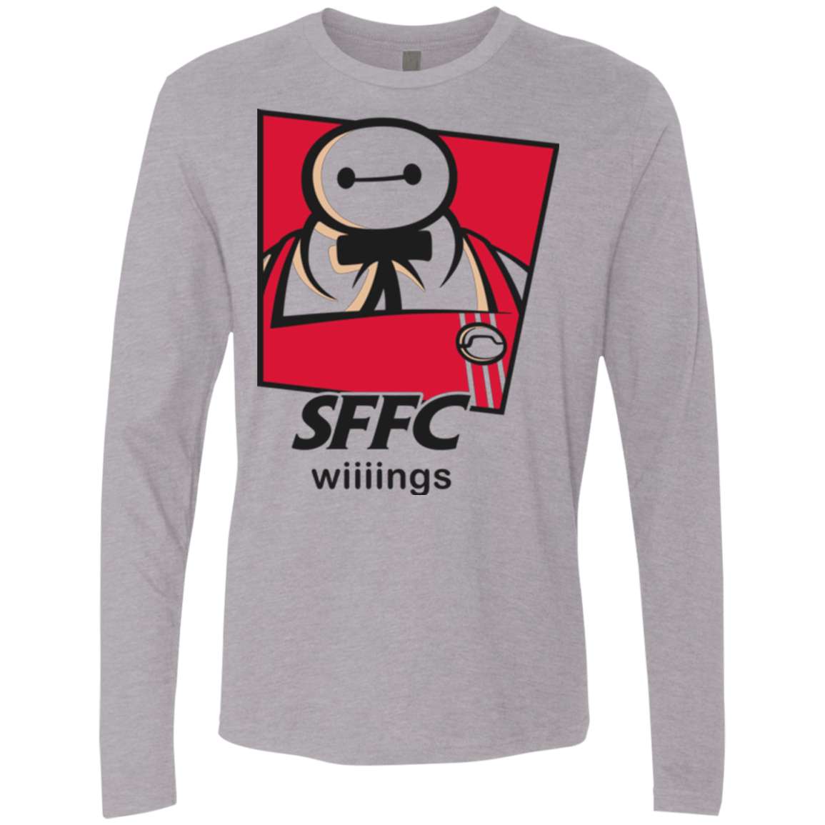 T-Shirts Heather Grey / Small San Fransokyo Fried Chicken Men's Premium Long Sleeve