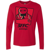 T-Shirts Red / Small San Fransokyo Fried Chicken Men's Premium Long Sleeve