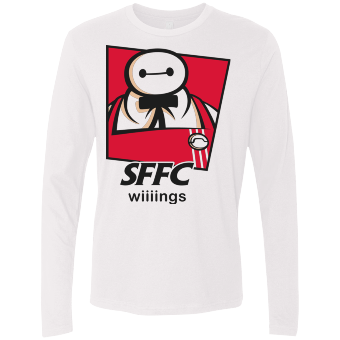 T-Shirts White / Small San Fransokyo Fried Chicken Men's Premium Long Sleeve