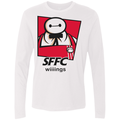 T-Shirts White / Small San Fransokyo Fried Chicken Men's Premium Long Sleeve