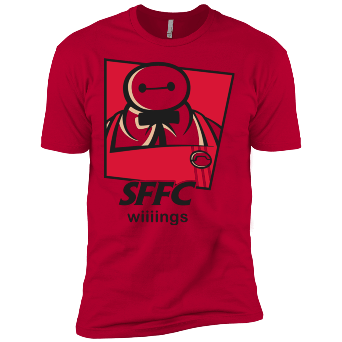 T-Shirts Red / X-Small San Fransokyo Fried Chicken Men's Premium T-Shirt
