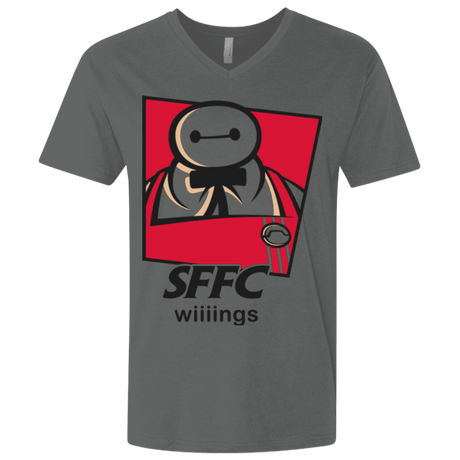 T-Shirts Heavy Metal / X-Small San Fransokyo Fried Chicken Men's Premium V-Neck