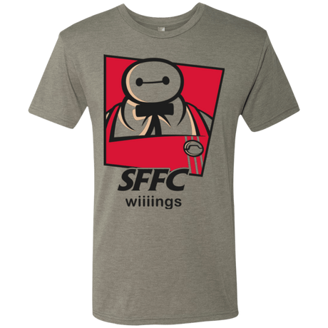 T-Shirts Venetian Grey / Small San Fransokyo Fried Chicken Men's Triblend T-Shirt