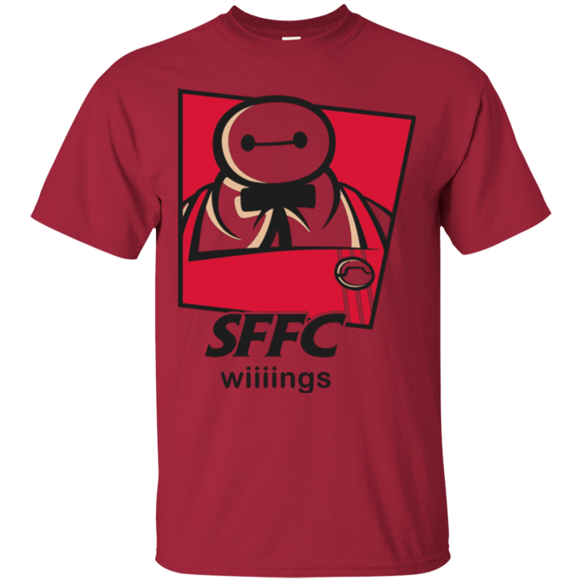 T-Shirts Cardinal / Small San Fransokyo Fried Chicken T-Shirt