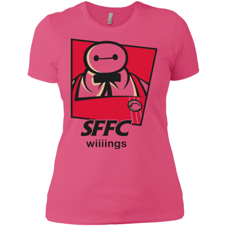T-Shirts Hot Pink / X-Small San Fransokyo Fried Chicken Women's Premium T-Shirt