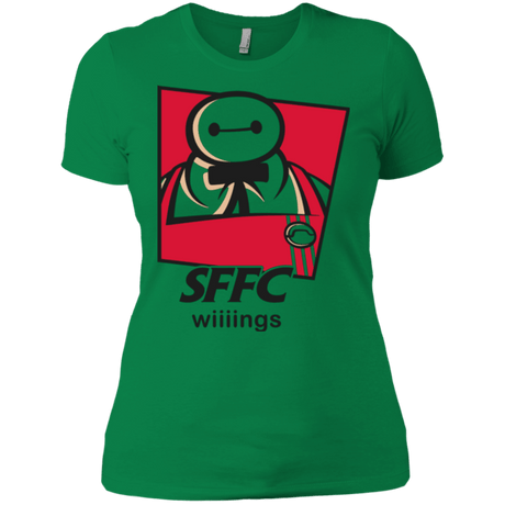 T-Shirts Kelly Green / X-Small San Fransokyo Fried Chicken Women's Premium T-Shirt