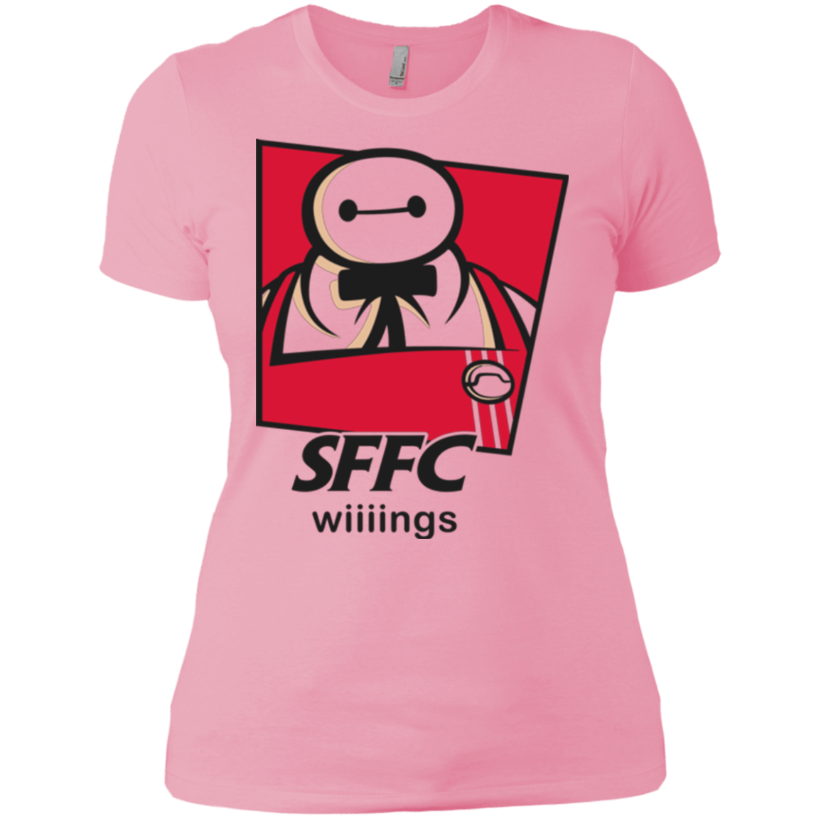 T-Shirts Light Pink / X-Small San Fransokyo Fried Chicken Women's Premium T-Shirt