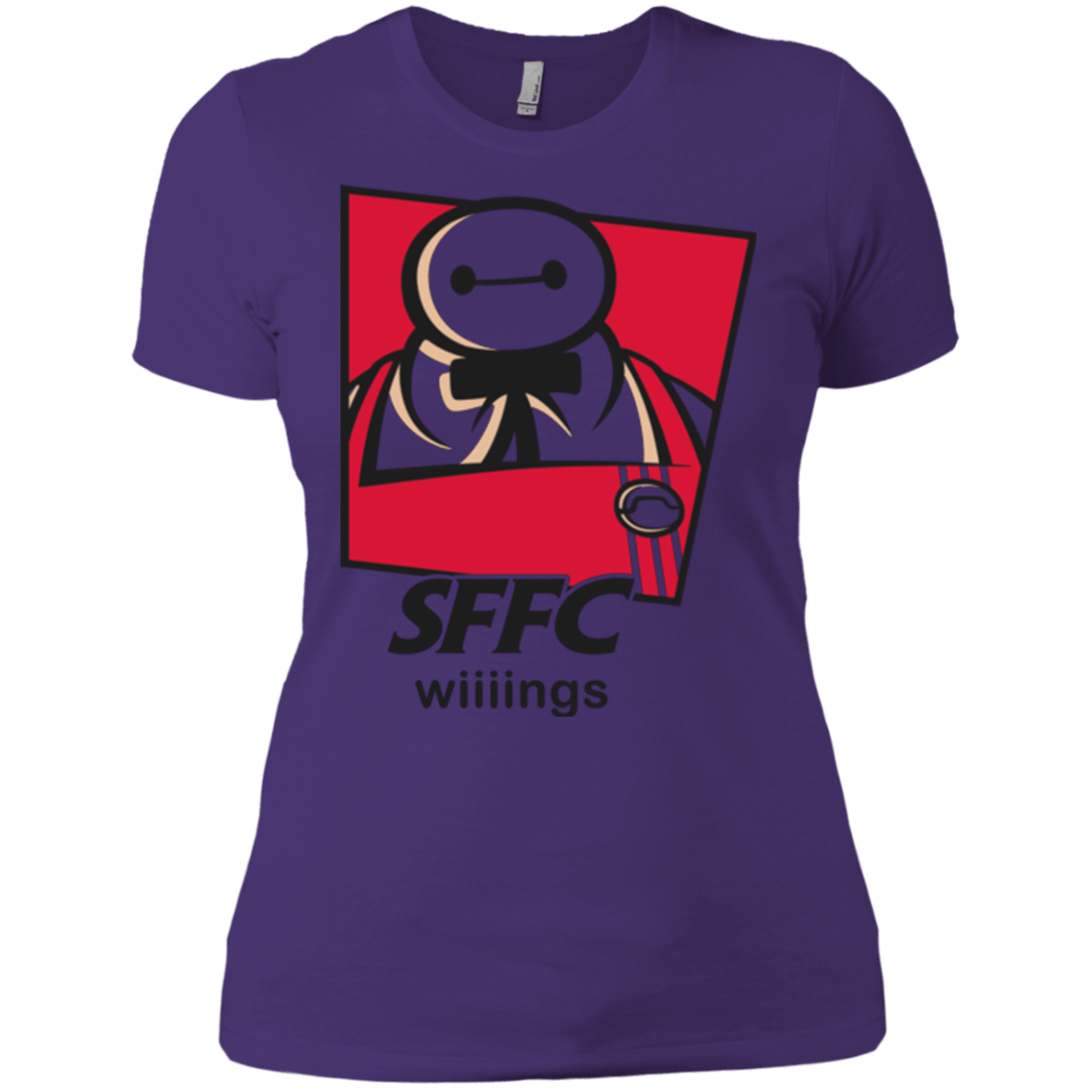 T-Shirts Purple / X-Small San Fransokyo Fried Chicken Women's Premium T-Shirt