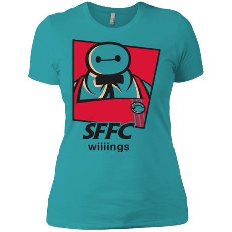 T-Shirts Tahiti Blue / X-Small San Fransokyo Fried Chicken Women's Premium T-Shirt