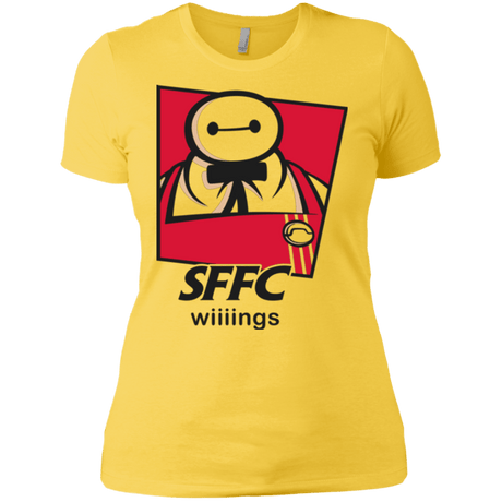 T-Shirts Vibrant Yellow / X-Small San Fransokyo Fried Chicken Women's Premium T-Shirt