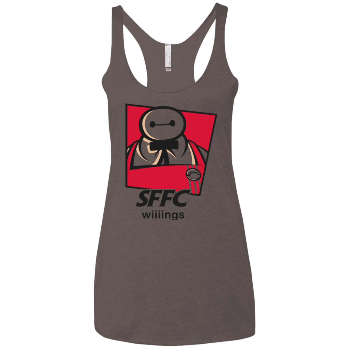 T-Shirts Macchiato / X-Small San Fransokyo Fried Chicken Women's Triblend Racerback Tank