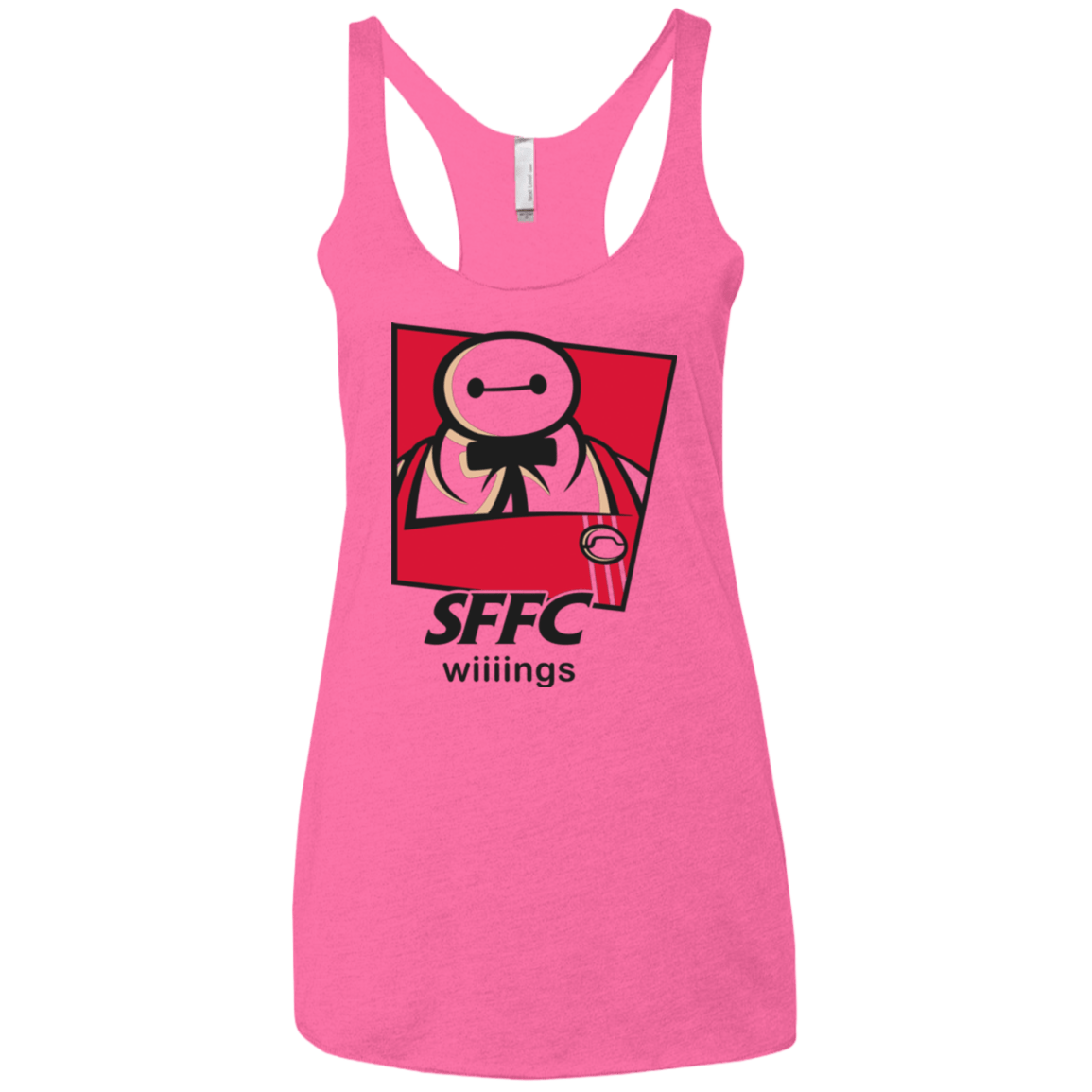 T-Shirts Vintage Pink / X-Small San Fransokyo Fried Chicken Women's Triblend Racerback Tank