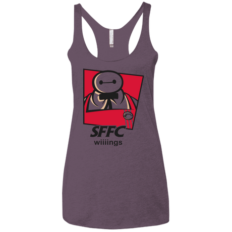 T-Shirts Vintage Purple / X-Small San Fransokyo Fried Chicken Women's Triblend Racerback Tank