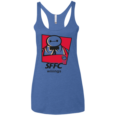 T-Shirts Vintage Royal / X-Small San Fransokyo Fried Chicken Women's Triblend Racerback Tank