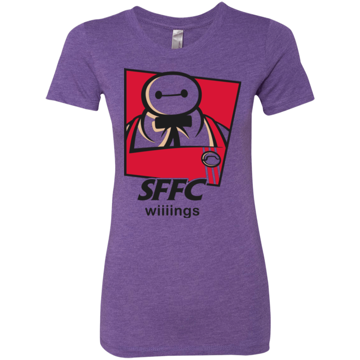 T-Shirts Purple Rush / Small San Fransokyo Fried Chicken Women's Triblend T-Shirt