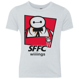 T-Shirts Heather White / YXS San Fransokyo Fried Chicken Youth Triblend T-Shirt