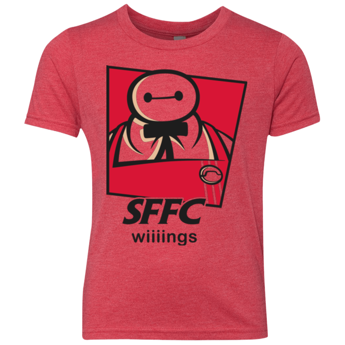 T-Shirts Vintage Red / YXS San Fransokyo Fried Chicken Youth Triblend T-Shirt