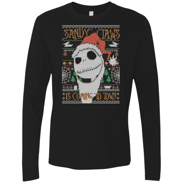 T-Shirts Black / Small SANDY CLAWS Men's Premium Long Sleeve