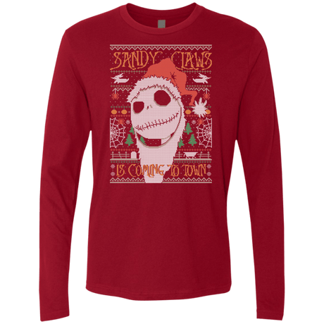 T-Shirts Cardinal / Small SANDY CLAWS Men's Premium Long Sleeve
