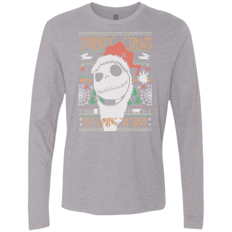T-Shirts Heather Grey / Small SANDY CLAWS Men's Premium Long Sleeve
