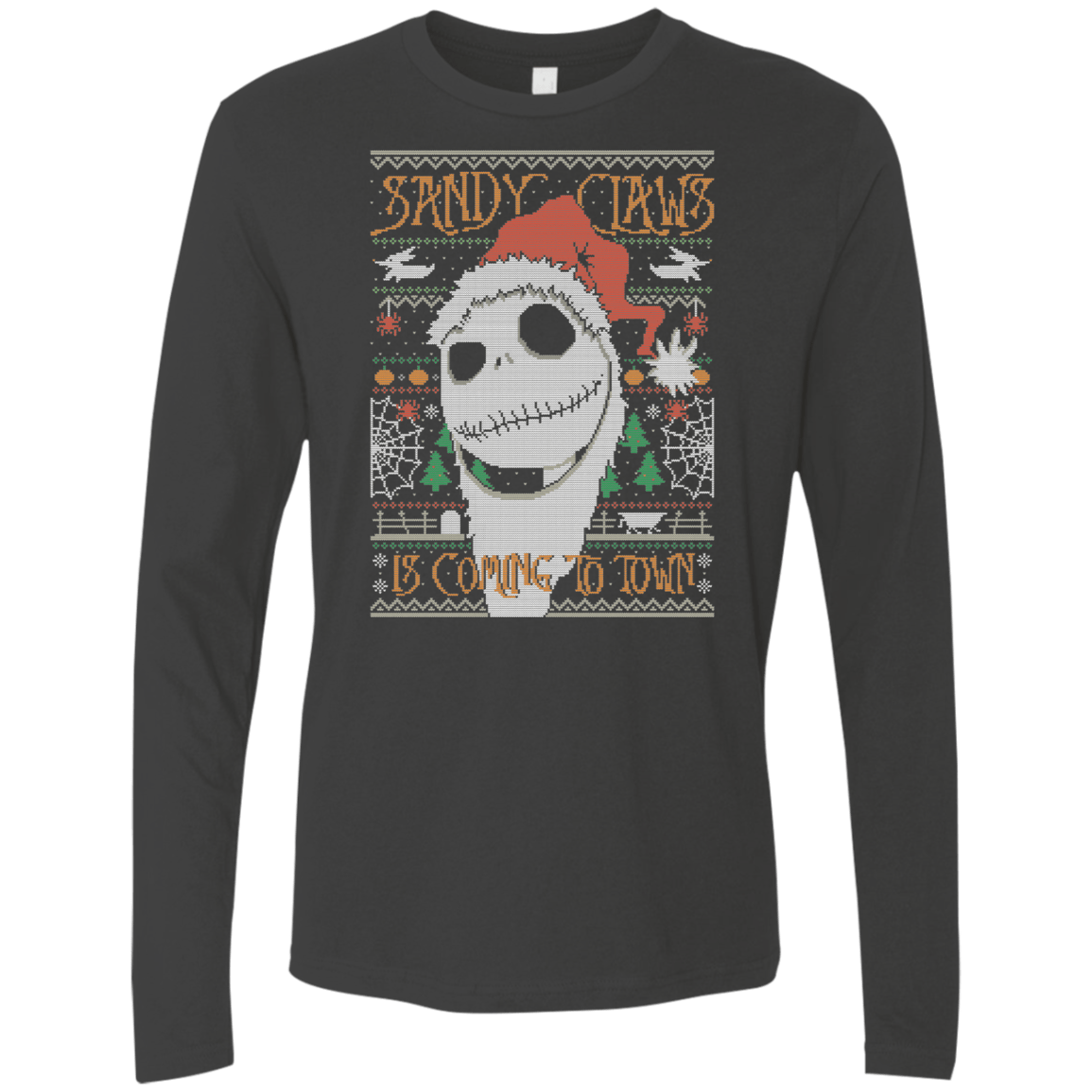 T-Shirts Heavy Metal / Small SANDY CLAWS Men's Premium Long Sleeve