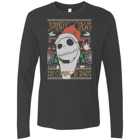 T-Shirts Heavy Metal / Small SANDY CLAWS Men's Premium Long Sleeve