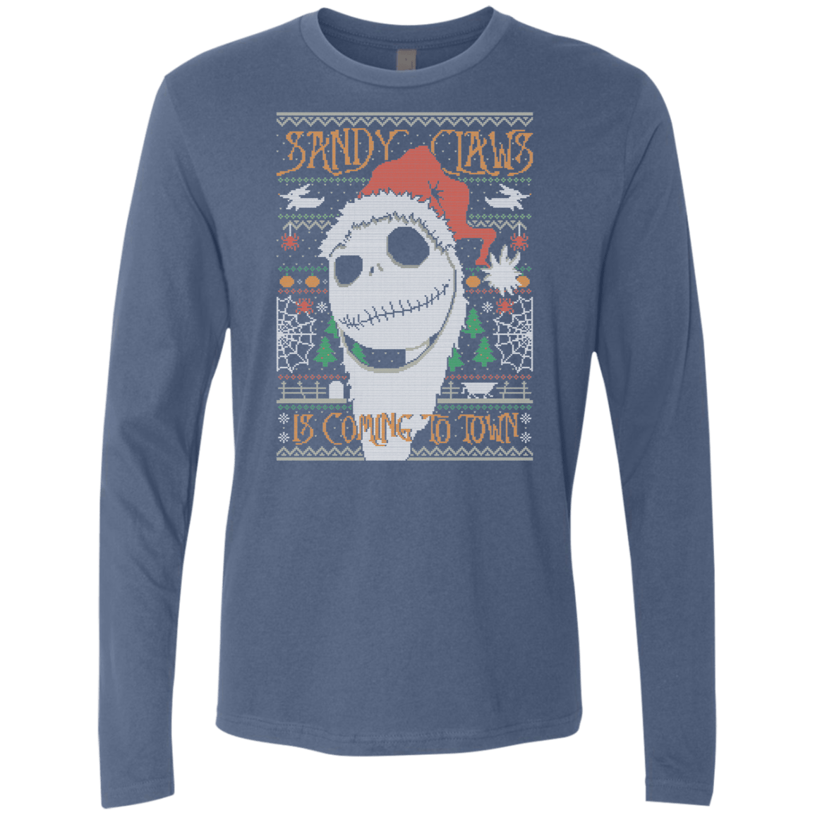T-Shirts Indigo / Small SANDY CLAWS Men's Premium Long Sleeve