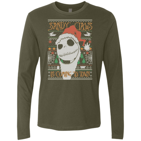 T-Shirts Military Green / Small SANDY CLAWS Men's Premium Long Sleeve